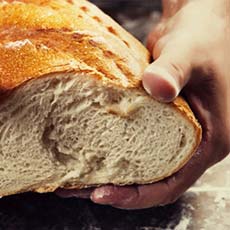 hands and bread